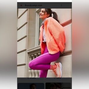 FP Movement - oversized neon fleece jacket